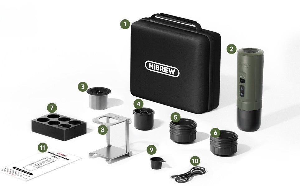 HiBREW H4C攜帶式咖啡機 探索者版