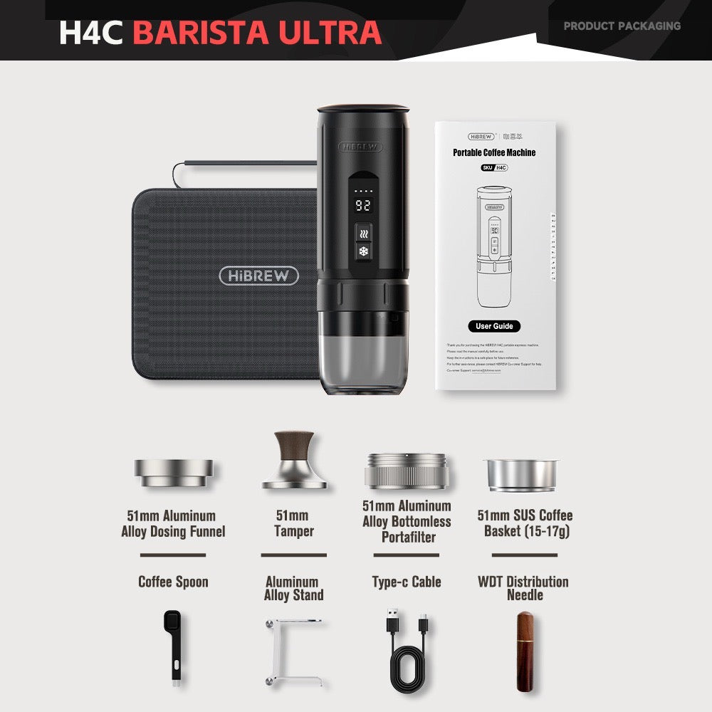 HiBREW H4C便㩦式咖啡機 大師版