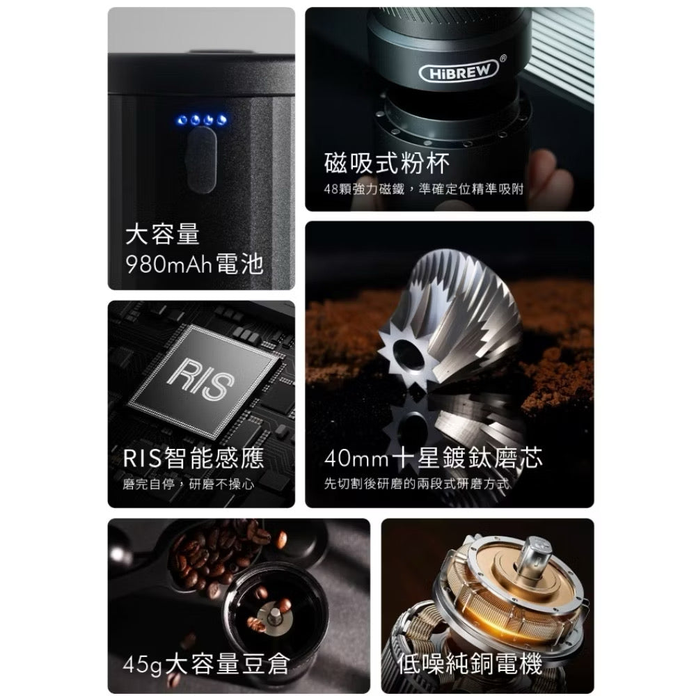 HiBREW 手電動磨豆機